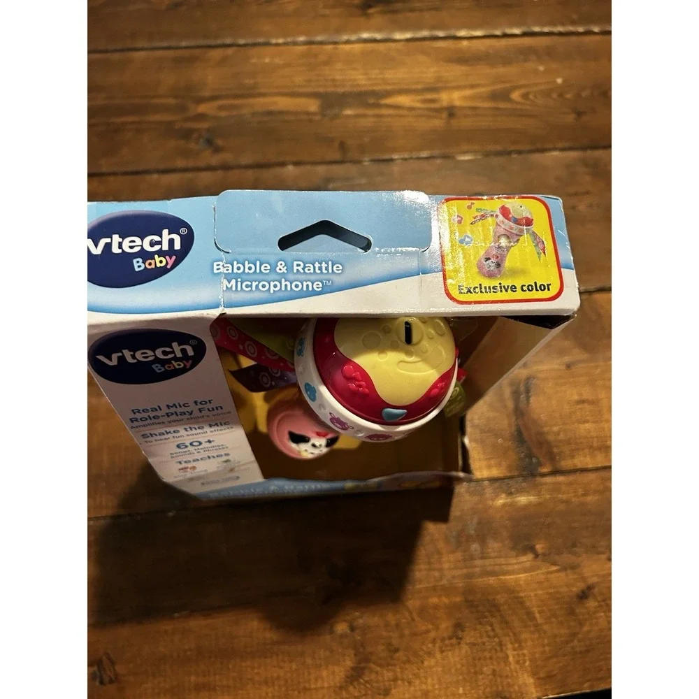 Vtech Babble‎ & Rattle Microphone Pink BRAND NEW